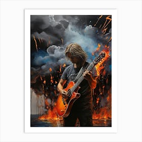 Flames Of Fire Art Print