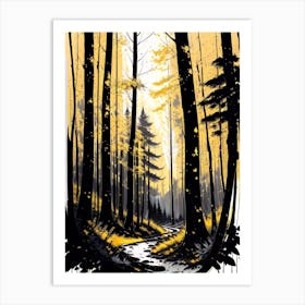 Forest Path 45 Art Print