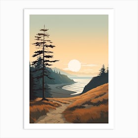 Juan De Fuca Marine Trail Canada 1 Hiking Trail Landscape Art Print