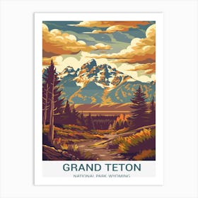 Grand Teton National Park Art Print