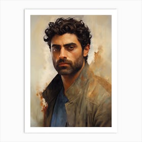 Oscar Isaac (2) Art Print