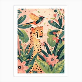 Cheetah In The Jungle Art Print