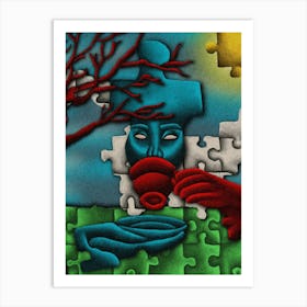 A Puzzle Nature Art Print