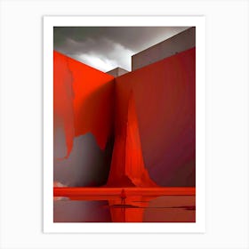 Red Wall Art Print