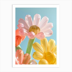 Dreamy Inflatable Flowers Chrysanthemum 1 Art Print