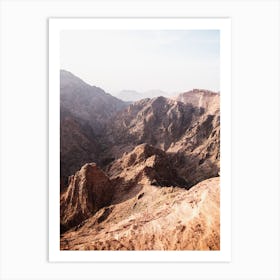 Mountains of Jordan | Landscapes of the Middle-East, travel nature photography Art Print