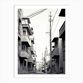 Izmir, Turkey, Photography In Black And White 2 Art Print