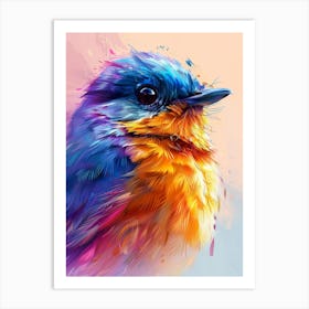 Colorful Bird 18 Art Print