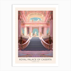 Royal Palace Of Caserta Italy Travel Poster Art Print