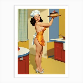 Pin Up Girl 45 Art Print