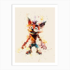 Crash Bandicoot Art Print