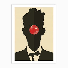 Man With A Red Eye Art Print