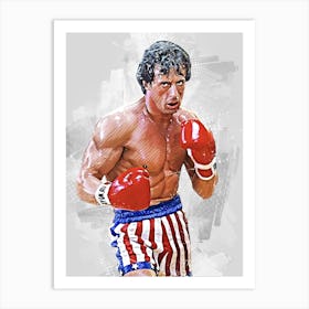 Rocky Balboa Art Print