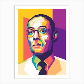 Gus Fring Wpap Art Print