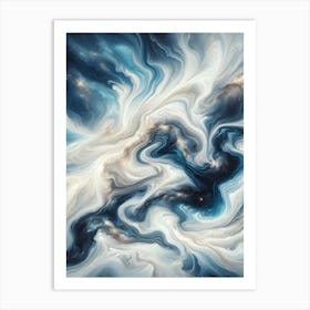 Nebula Flow Art Print