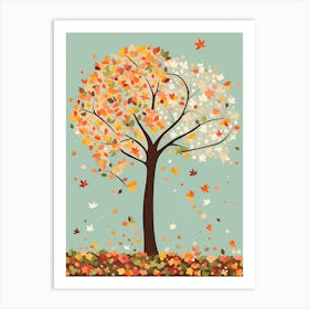 Autumn Tree Art Print