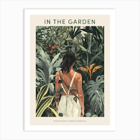 In The Garden Poster Royal Botanic Garden Edinburgh United Kingdom 4 Art Print