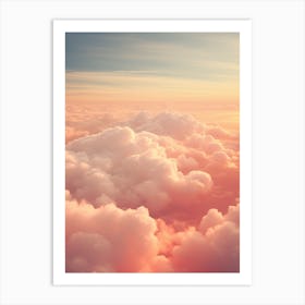 Pink Clouds In The Sky 2 Art Print