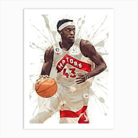 Pascal Siakam Toronto Raptors Art Print