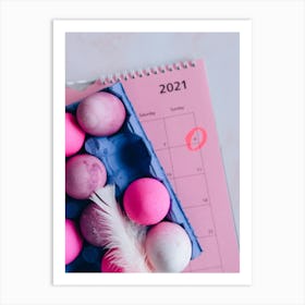 Easter Eggs 2021 Art Print