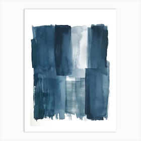 Blues And Grays Art Print