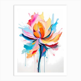 Colorful Flower 2 Art Print