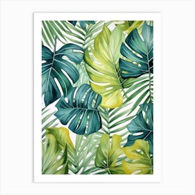 Tropical Leaves 9 Art Print