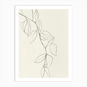 Branch Of Leaves 2 Art Print