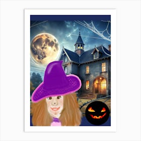 Purple Witch 1 Art Print