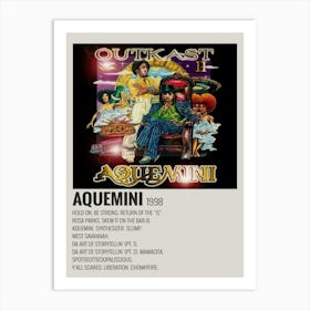 Outkast Aquemini 1998 Poster 1 Art Print