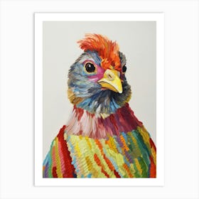 Baby Animal Wearing Sweater Turkey 2 Art Print