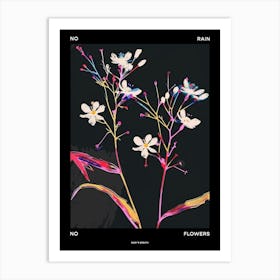 No Rain No Flowers Poster Babys Breath 9 Art Print