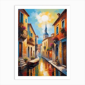 Canals Of Venice 3 Art Print