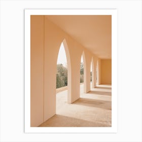 Arched Patio Art Print