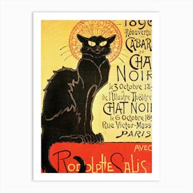 Chat Noir Cabaret, Théophile-Alexandre Steinlen  Art Print
