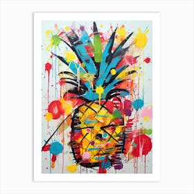 Pineapple Poetry: Urban Food Art Art Print