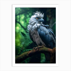 Tropical Sovereign: Harpy Eagle Wall Poster Art Print