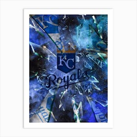 Kansas City Royals Baseball Poster Art Print