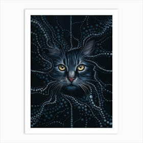 Black Cat 1 Art Print