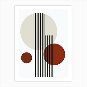 Lisbon Visionary Forms Minimalist Bauhaus Art Print