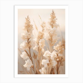 Boho Dried Flowers Snapdragon 1 Art Print