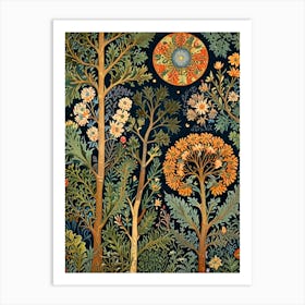 William Morris Tree Of Life 3 Art Print