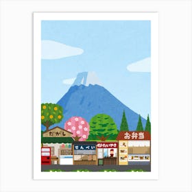 A Village Art Print