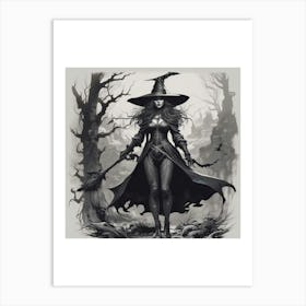 Witch Art Print