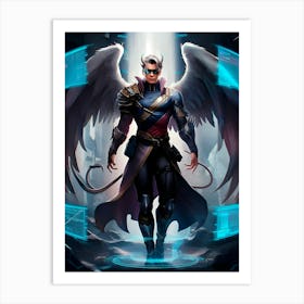 Angel Of League Of Legends Art Print