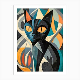 Black Cat 4 Art Print