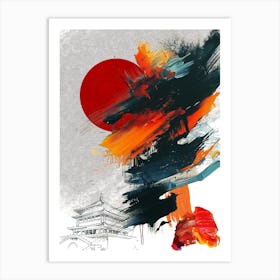 Japan Abstract Art Print