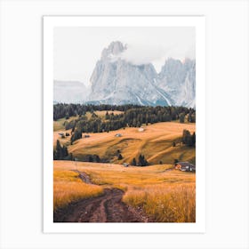 Autumn Dolomites Art Print