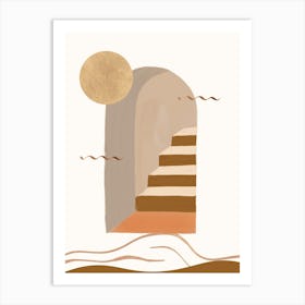 Bohemian Stairway To Heaven Art Print