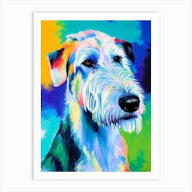 Irish Wolfhound 2 Fauvist Style Dog Art Print